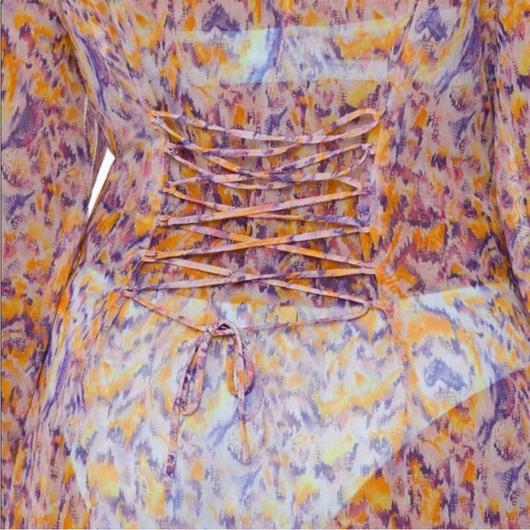 Savage x Fenty Colorful Mesh Duster Robe - Picture 5 of 12